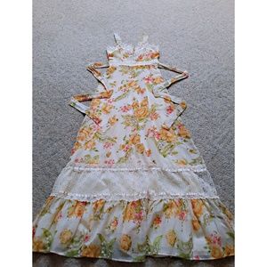 Vibrant beautiful gunne sax style prairie dress